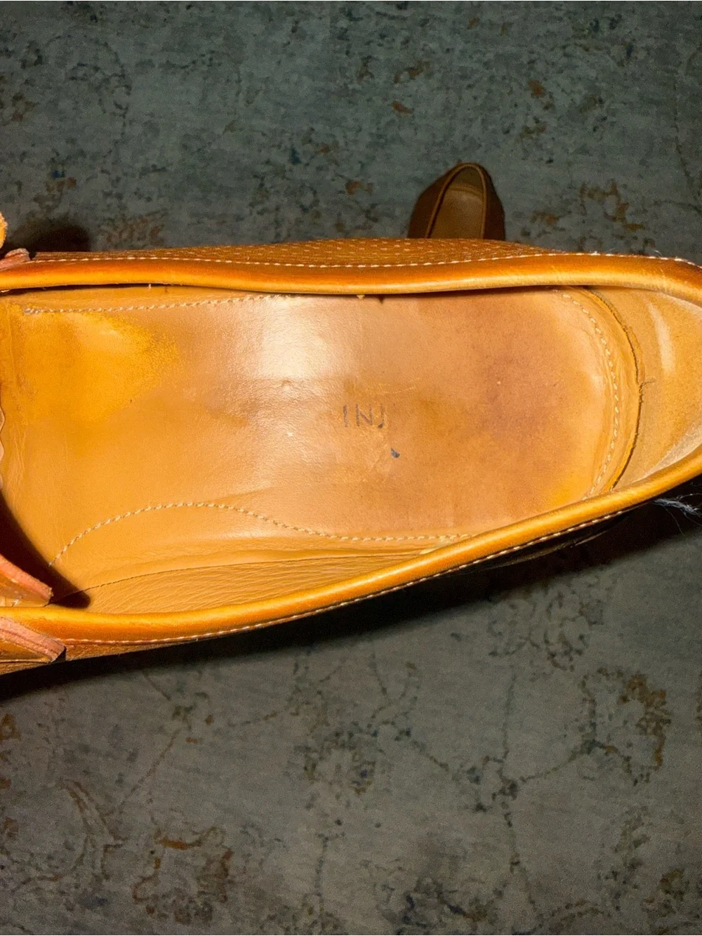 Men's Tan Leather Slip-On Loafers 9 1/2 9.5 Magnanni
